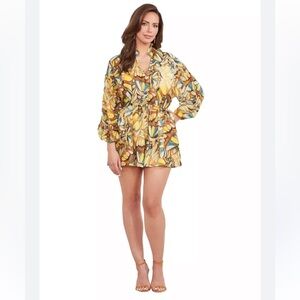 Marciano All Over Pattern Romper - Size M (6)